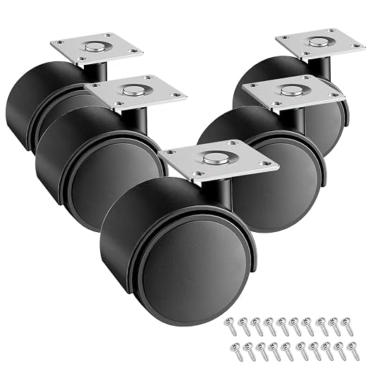 5pcs 1-inch Furniture casters ，Replacement cart Caster, Used by YIOVVOM