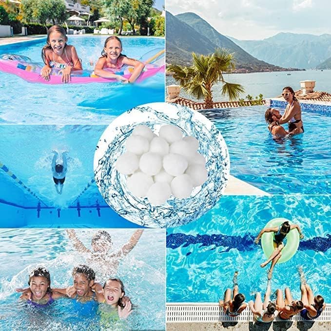 3 lbs Pool Filter Balls Eco-Friendly Fiber Filter Media - Image 6
