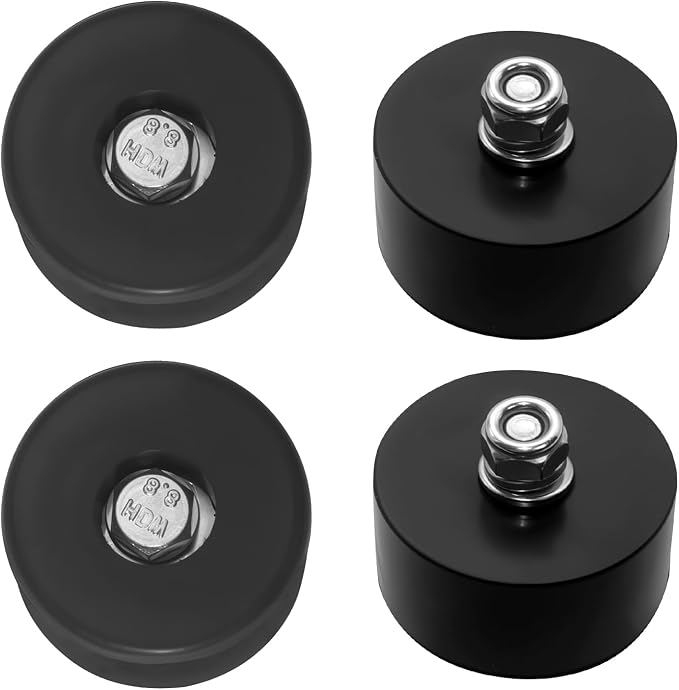 Heavy Duty Anti-Vibration Rubber Feet 0.75 x 1.5 Inches Fits Air Compressors - Image 8