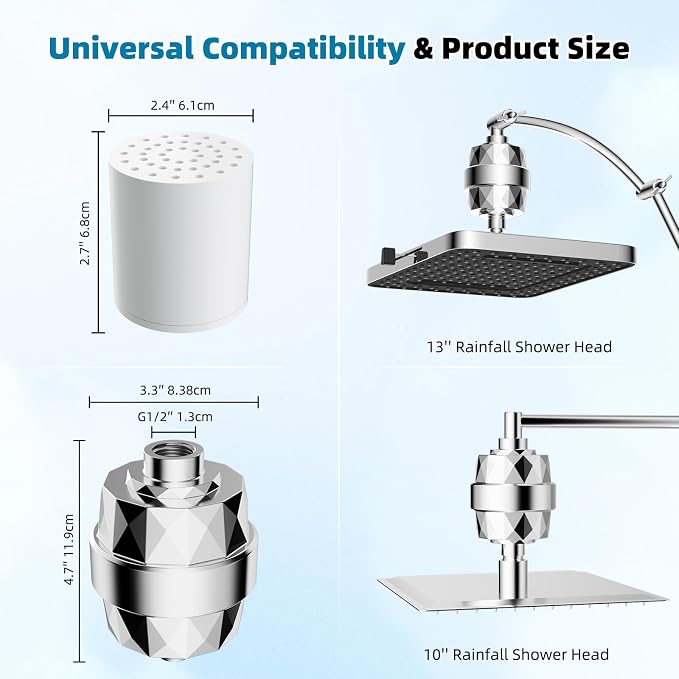 Hibbent Upgraded High Output Shower Filter - Image 6