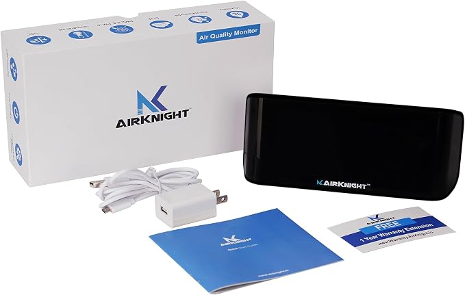 AirKnight Premium Indoor Air Quality Monitor Indoor & Air Quality Sensor. VOC - Image 4