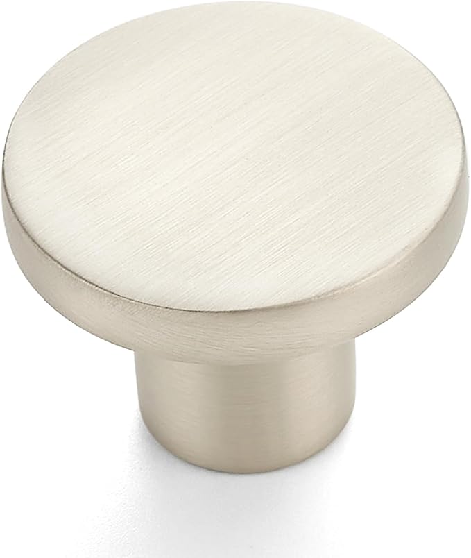Ravinte 45 Pack Cabinet Knobs Brushed Nickel Kitchen Cabinet Knobs Round Dresser Drawer Pulls Closet Door Pulls 1-1/5 Inch