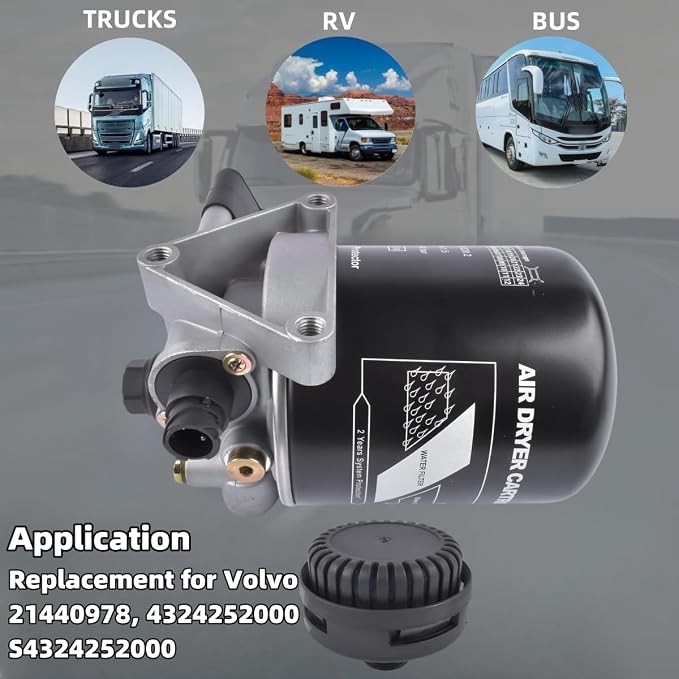 12V 100W Air Dryer Replacement for Volvo 21440978 4324252000 S4324252000 - Image 2