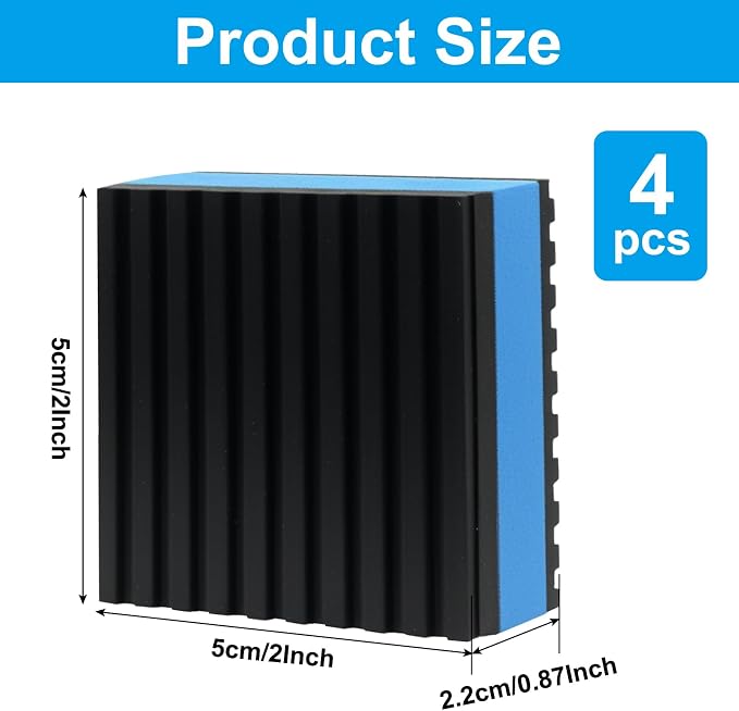 Waziaqoc 4 Pack Anti Vibration Pads, Air Conditioners, Washer Dryer - Image 2
