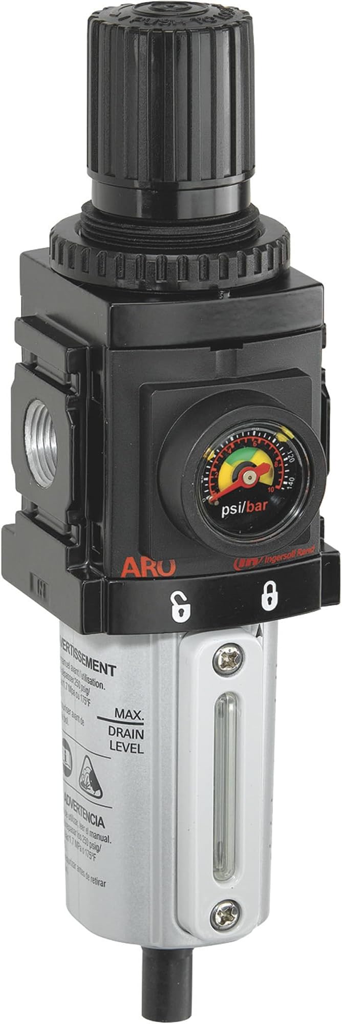 ARO P39234-600-VS Air Filter-Regulator Piggyback, 3/8" NPT - Image 2