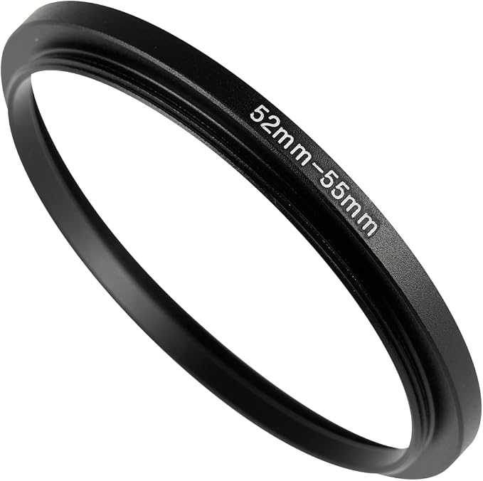 52-55mm Metal Step-Up/Down Ring Adapter Compatible by Unknown