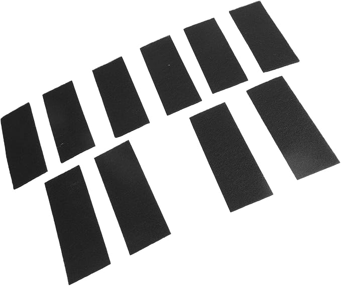 10Pcs Ceiling Fan Blade Filters, Self Adhesive Rectangular Coconut Carbon Air - Image 8