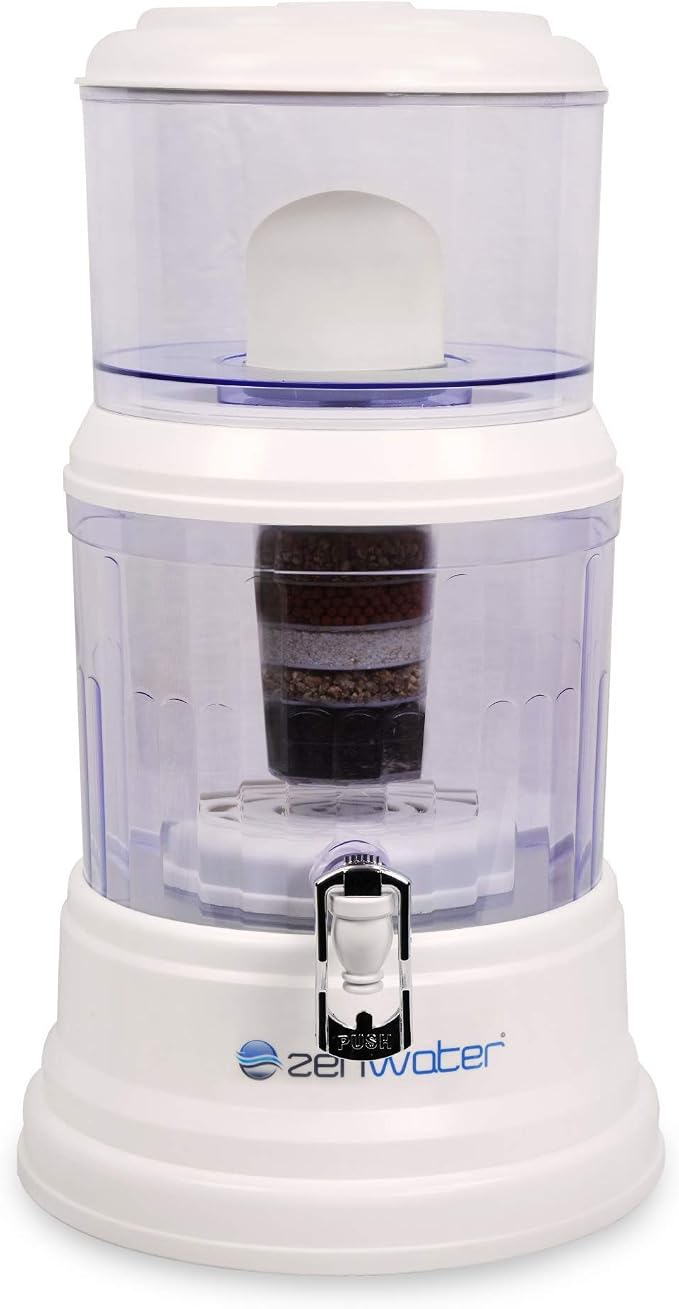 ZENWATER 4-Gallon Countertop Gravity Water Filter System by ZenWater