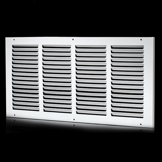 20x8 Return Air Grille, Air Return Vent Cover, Flat Vent Cover, Rejillas De by Unknown