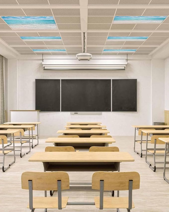 Ocean 4 Pcs Fluorescent Light Covers, 4 x 2 Ft - Image 4