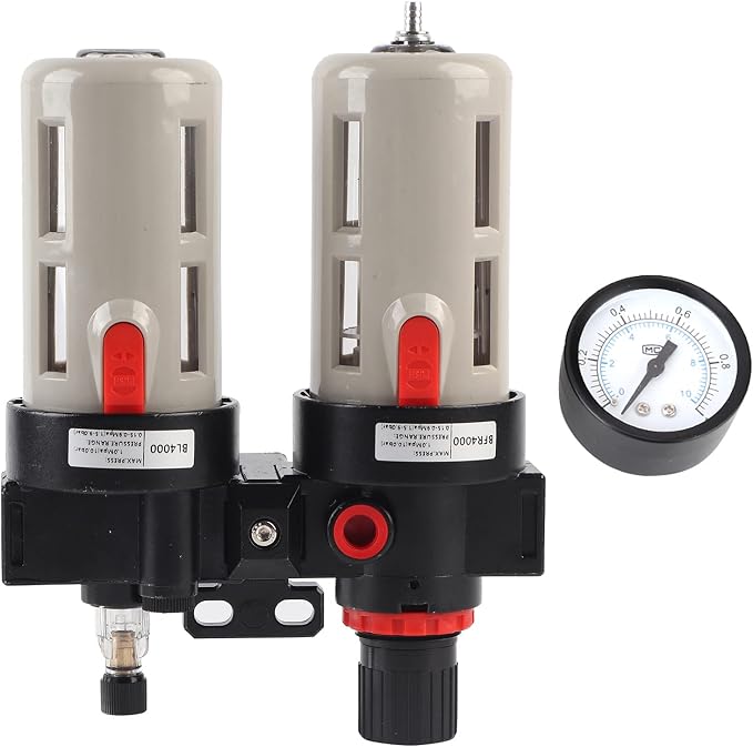 PT1/2 Compressor Filter Kit High Efficiency Air Pressure Regulator by Unknown