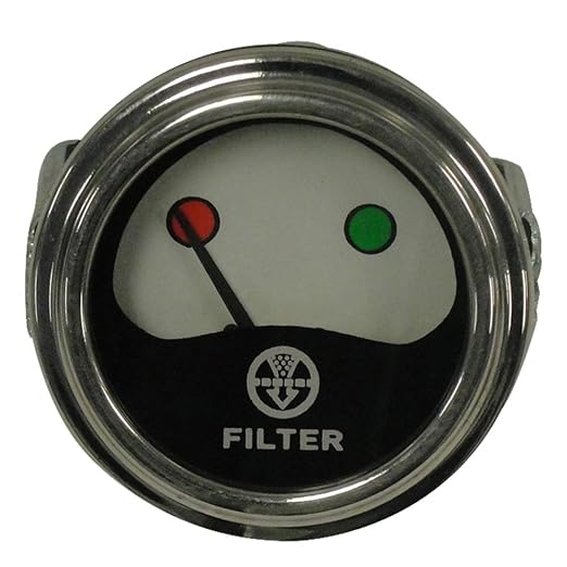 1341364C1 Air Cleaner Change Indicator Gauge Fits International 2656 2706 2756 - Image 3