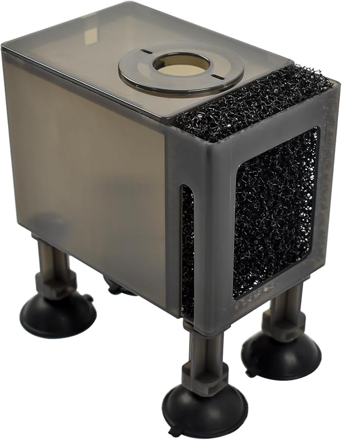 CONQUERALL Small Aquarium Pump Protective Box 11.5×7×8cm PreFilter Sponge Cover by CONQUERALL