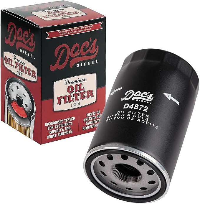 Doc's Diesel Oil Filter D4872 | Compatible by DocsDiesel