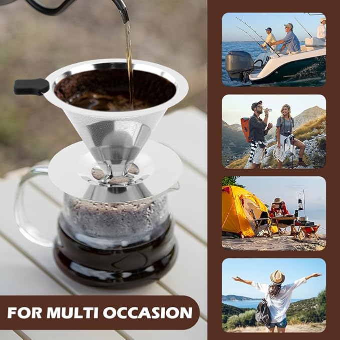 Pour Over Coffee Dripper Paperless Reusable Coffee Filter Pour Over Coffee - Image 6