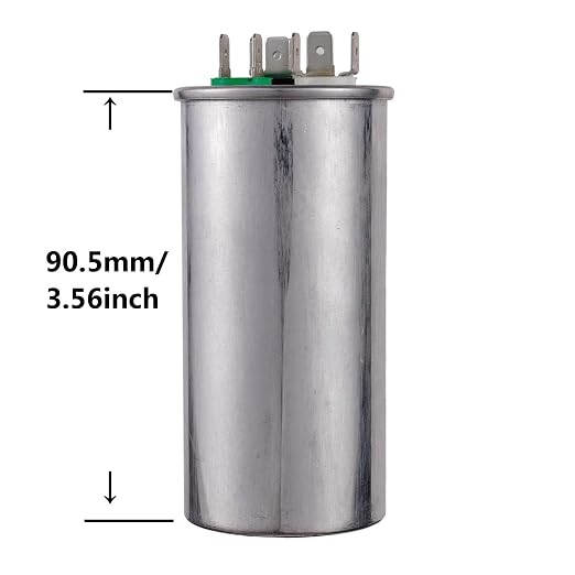 BOJACK 25+5 uF 25/5 MFD ±6% 370/450 V AC CBB65 Dual Run Circular Start Capacitor - Image 3