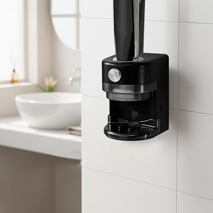 Automatic Toothpaste Dispenser, Smart Sensor Electric Toothpaste Dispenser Wall Mounted with Adjustable Output for Family Bathroom, Heimdekor