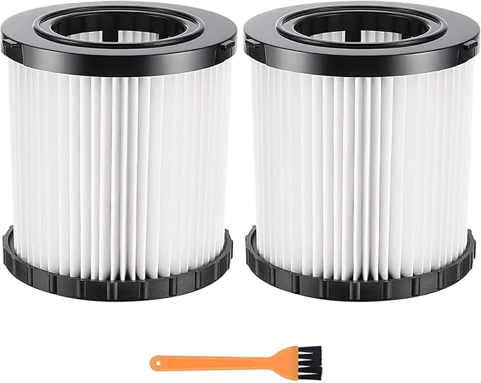 2 Pack DCV5801H Wet/Dry Vacuum HEPA Replacement Filter Compatible by Intrbleu