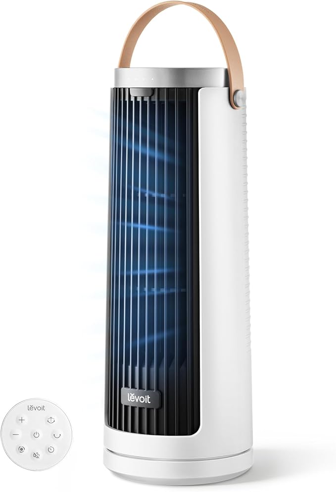 LEVOIT Tower Fan for Bedroom, 20dB Quiet Desk Fan by Unknown