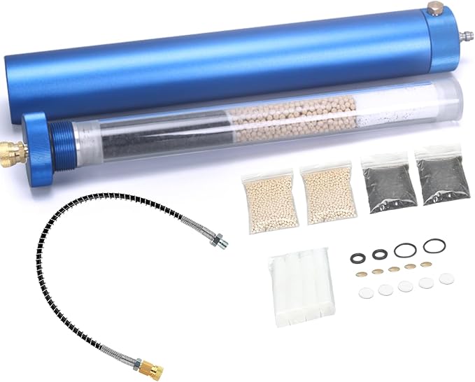PCP Air Compressor Filter Dryer 4500Psi 30Mpa, High Pressure Pump Oil Water by Unknown