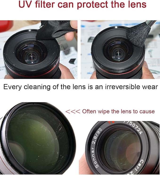 49mm Multi-Coated UV Protective Filter & 49mm Lens Cap Compatible - Image 4
