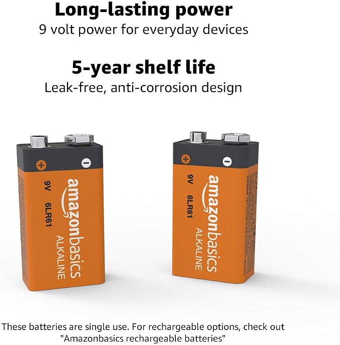 Amazon Basics 192-Count 9V Long-Lasting All-Purpose Alkaline Batteries - Image 3