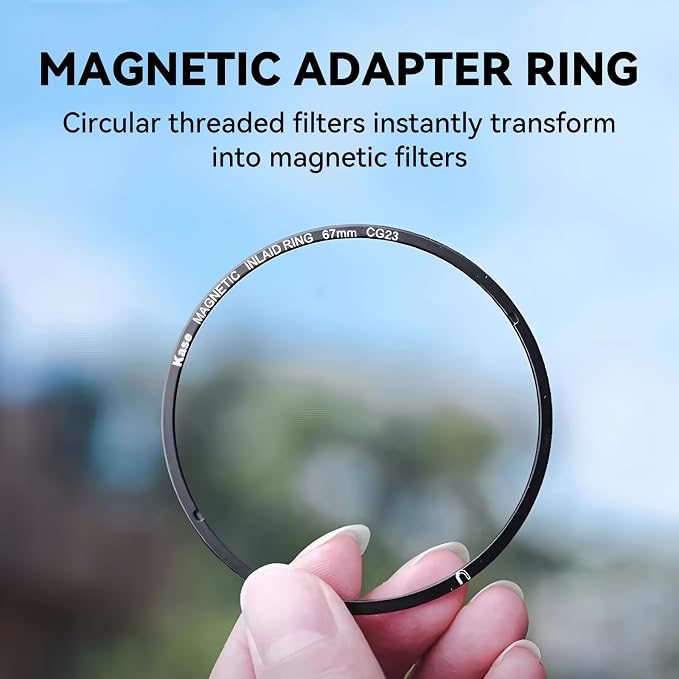 Kase 95mm Magnetic Adapter Ring, Aviation Aluminum 0.5s Snap-On Frame - Image 3