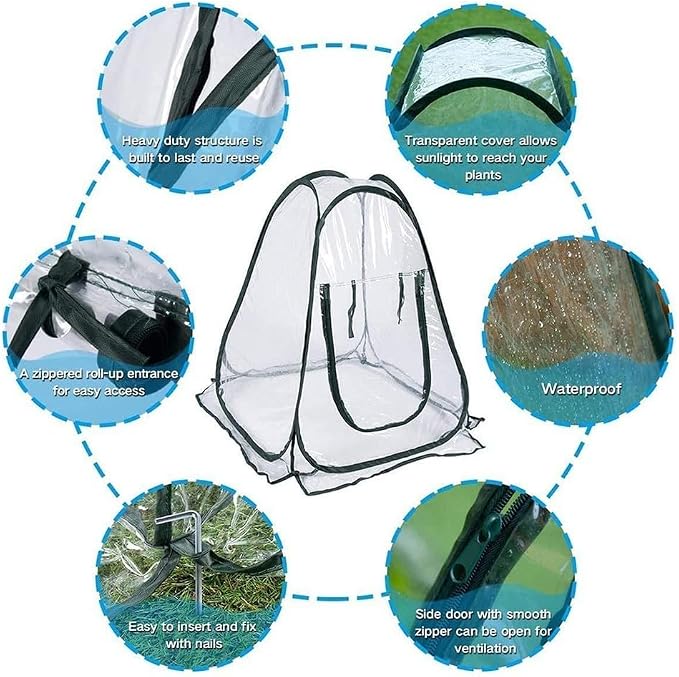 Weatherproof Portable Greenhouse Optimal Plant Growth - Image 7