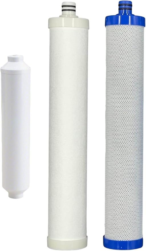 CFS – Replacement Water Filter Kit Includes Carbon, & Inline Filter Cartridges by CompleteFiltrationServices