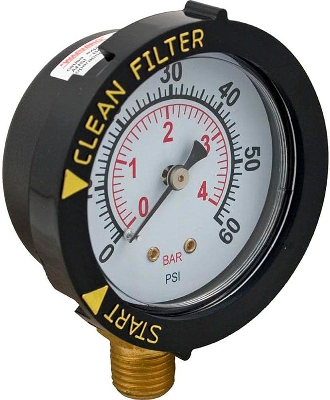 Pentair 190058 Pressure Gauge Replacement Pool/Spa Valve and Filter by Unknown