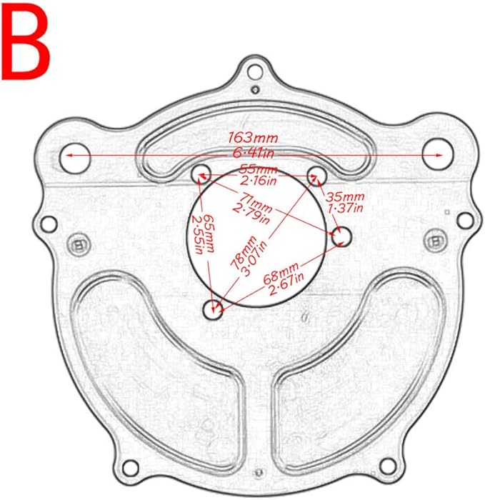 Harley Air Cleaner Chrome See Through Intake Filter Kit Cnc Cut - Image 6