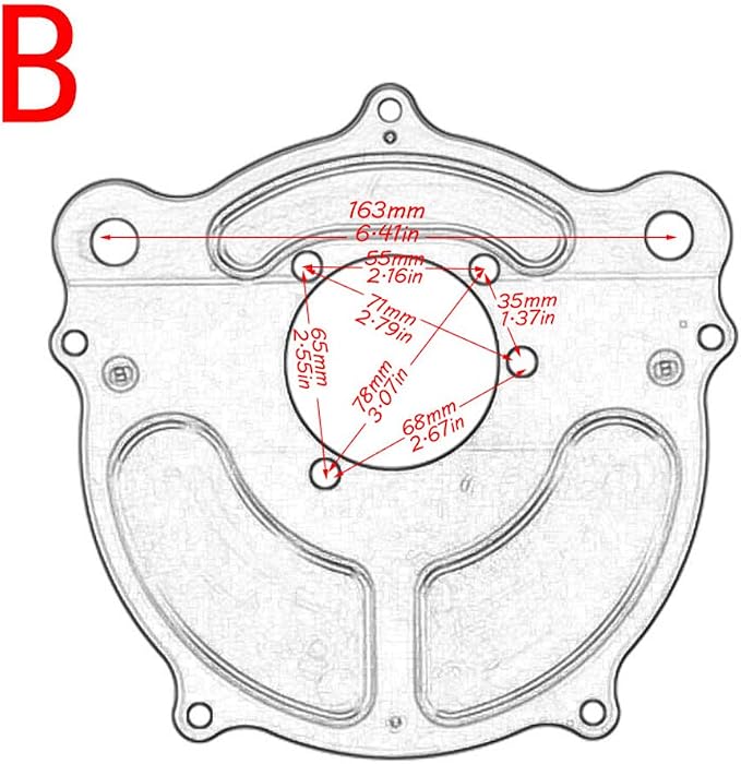 Air Filter Intake Cnc Cut Air Cleaner Venturi Motorcycle Chrome Kit - Image 7