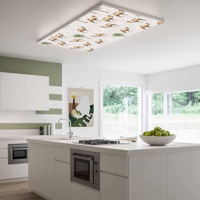 Fluorescent Light Covers for Ceiling Lights Desert Camel Magnetic Light Filters - Image 2
