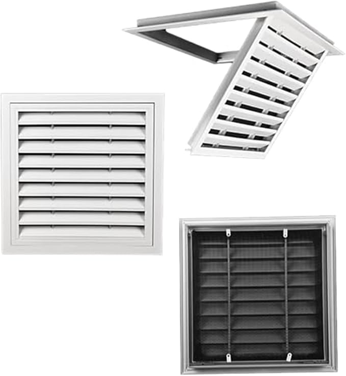 Louvered Vent/Access Panel, Decorative Removable Grille Filters Covers by Unknown