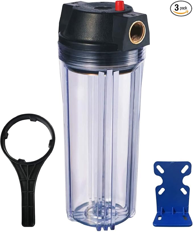Geekpure 10-Inch Whole House Slim Water Filter Housing by Geekpure