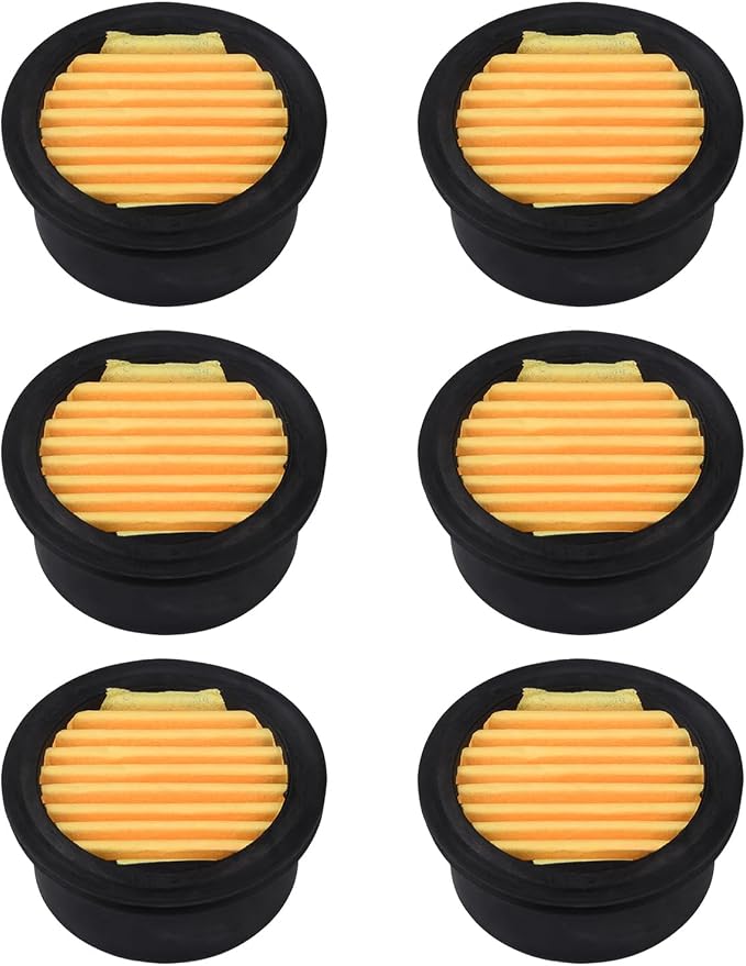 6Pcs Air Compressor Silencer Filter Elements, Air Compressor Intake Filter by ZHONGAN