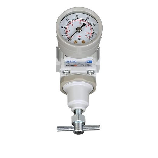 PneumaticPlus SAR200T-N02BG Compressed Air Pressure Regulator 1/4" NPT - Image 5