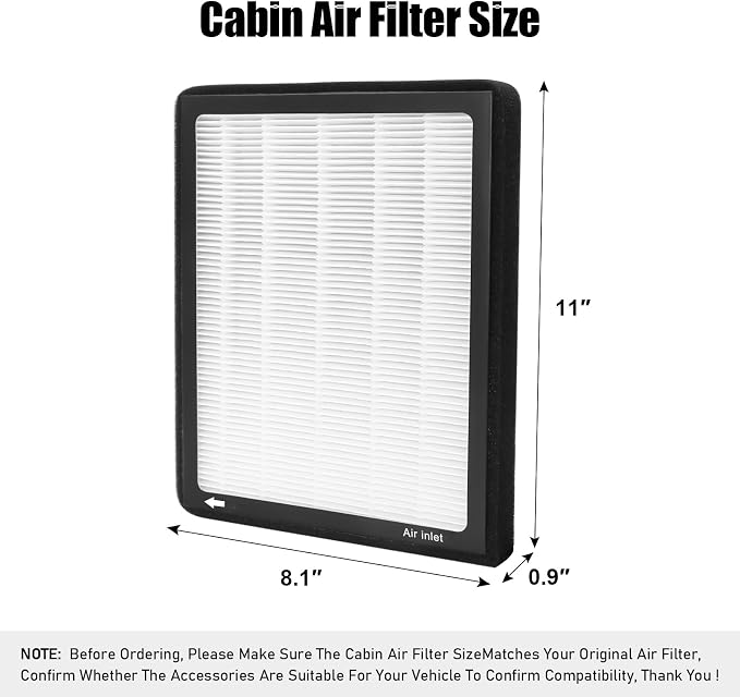 CF3318, Cabin Air Filter with Activated Carbon Particle - Image 2