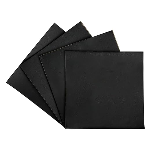 4 Pieces Adhesive Foam Padding 1/8 in Thick X 4 in X 4 in, Anti Vibration Pads by ZSUCUN