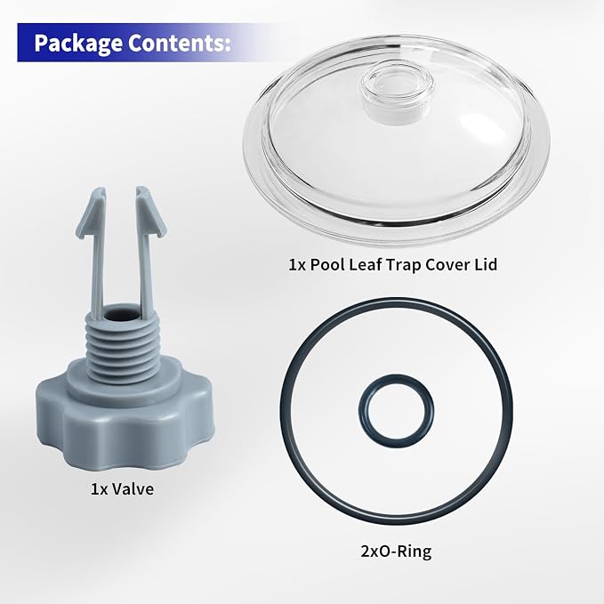 XJJ 28645EG Pool Leaf Trap Cover Lid 5 inch have O-Ring, Fit - Image 6