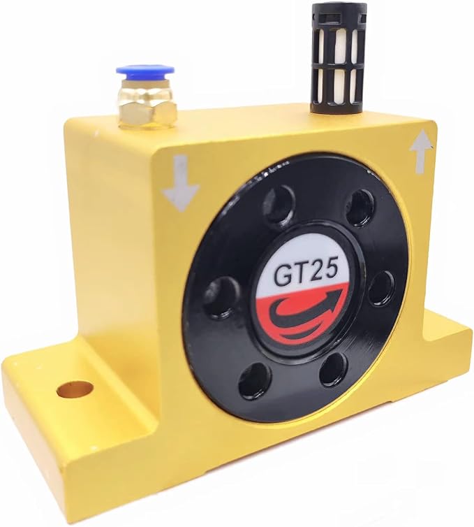 GT25 Industrial Turbine Vibrators, G 1/4" Pneumatic Compressed Air Power - Image 5