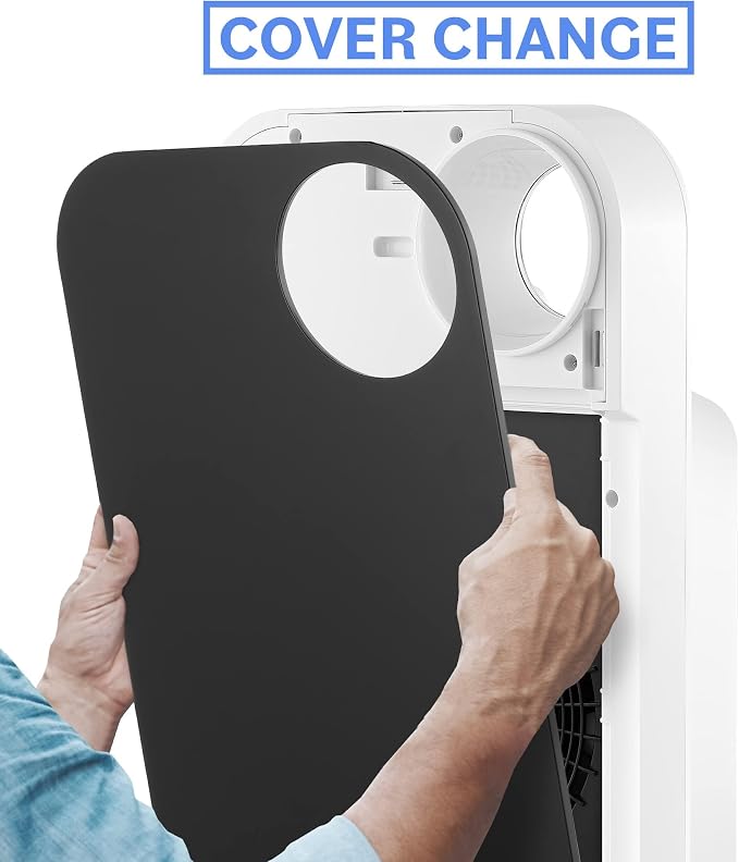 OVAL AIR AIR1000I-COVER Custom Air Purifier Face Cover, 24.4" x 13.7" x 1.38" - Image 2