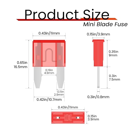 120Pcs Mini Automotive Fuse Kit, Blade Fuses Assortment kit - Image 3