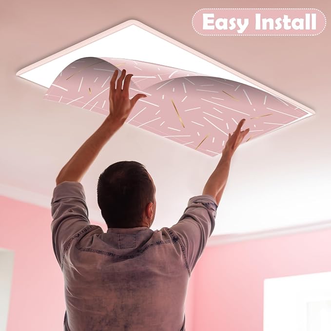 8Pcs Fluorescent Light Covers for Classroom Ceiling Lights, 4 x 2 Feet - Image 4