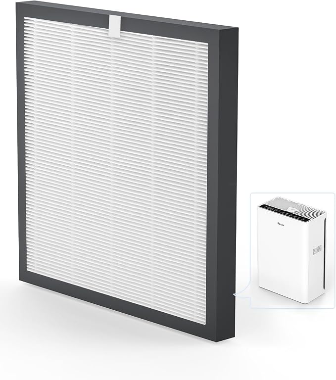 VEWIOR True HEPA Replacement Filter, Compatible A3 Air Purifier, H13 True HEPA by VEWIOR