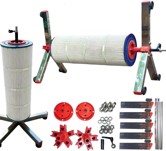 Swimming Pool Filter 3 4 6 inch Cartridge Cleaner Washing Spin Stand Tool by Bridge+Cutters