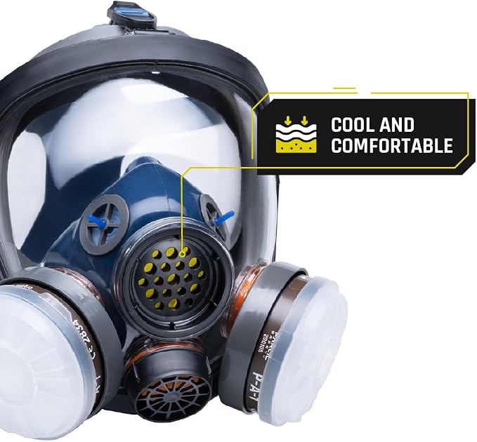 Parcil Distribution Full Face Respirator Mask - Image 8
