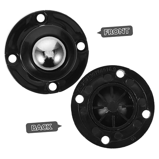 10pcs Silent Caster Wheels for Furniture Swivel Hardware Rollers Heavy Duty - Image 3