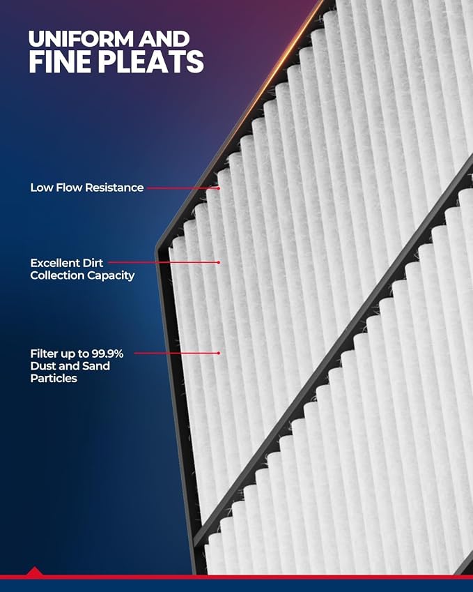 KAX Engine Air Filter, CA10881 Replacement - Image 3