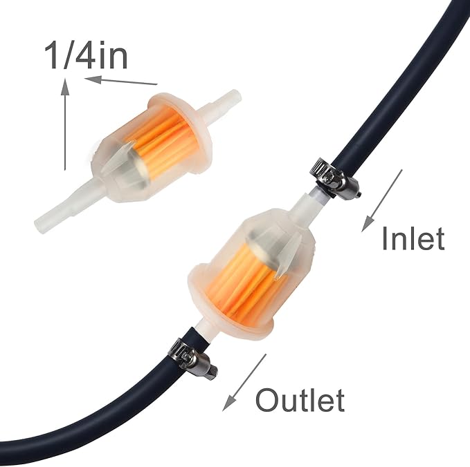 Gas Inline Fuel Filters 1/4 Inch x 5/16 Inch Replacement - Image 4